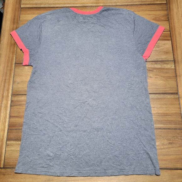 Bravado SS Dark Grey w/ Red Trim Tee "Guns N' Roses" Cross - Size Large - Picture 3 of 4